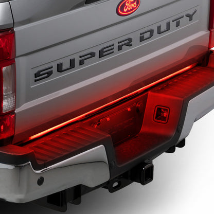 Putco 2024 Ford SuperDuty F-250 60In Direct Fit Red Blade Kit Tailgate Bars w/ LED Taillamps