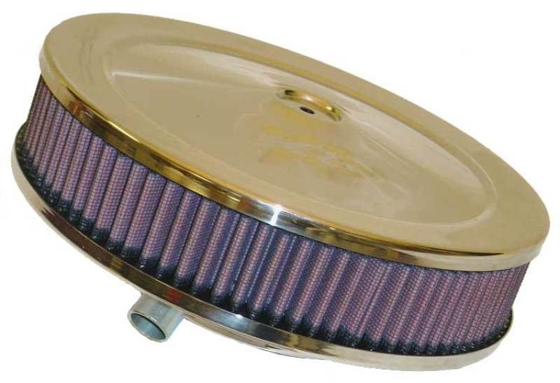 K&N Engineering K&N Custom Oval Race Filter 5-1/8in FLG / 9in OD x 3-3/8in HW/VENT