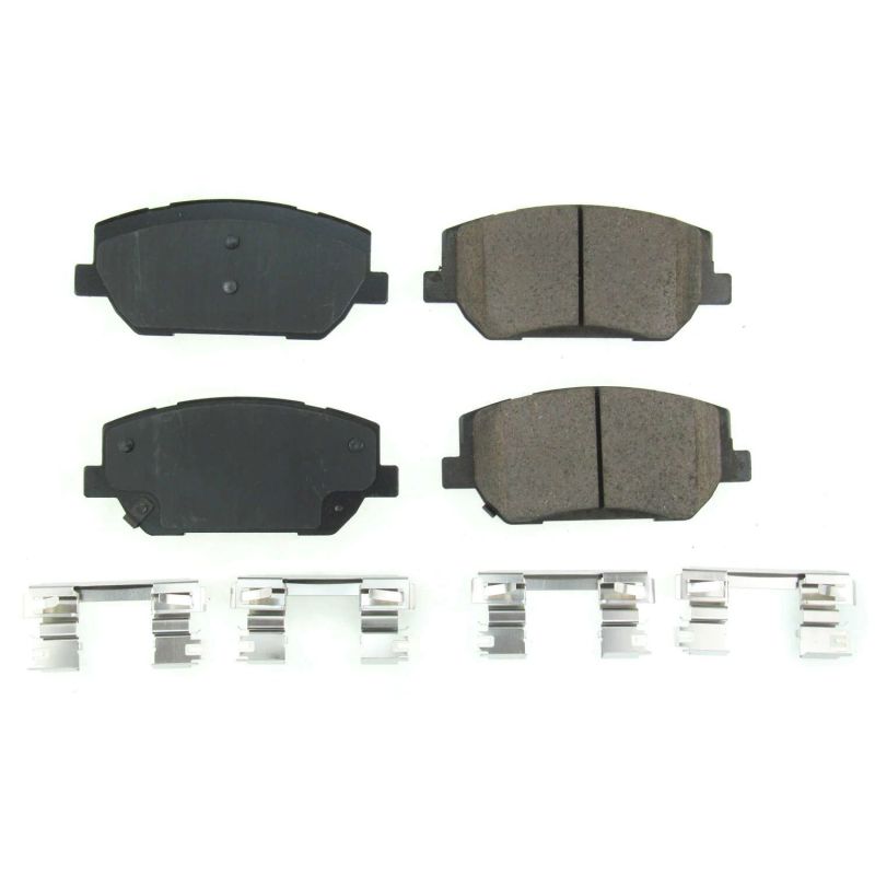 PowerStop Power Stop 2019 Hyundai Santa Fe Front Z17 Evolution Ceramic Brake Pads w/Hardware
