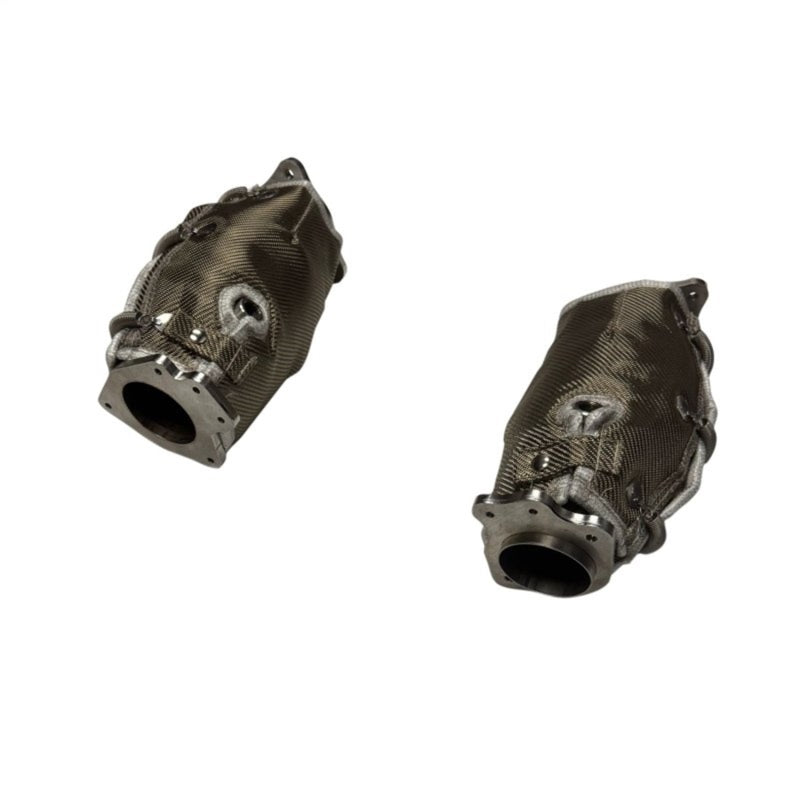 Kooks Headers Kooks 23+ Chevrolet Corvette C8 Z06/LT6 5.5L 3in. SS 5in. Bodied Ultra-GREEN Conn. w/Blankets