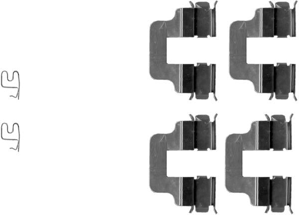 TEXTAR 82060100 Brake Pad Fitting Kit