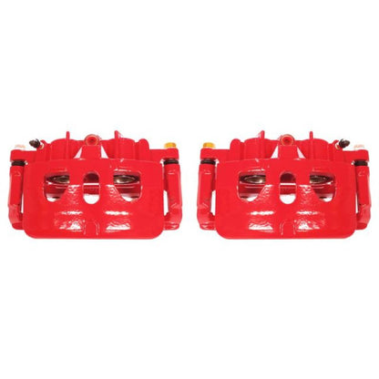 PowerStop Power Stop 13-17 Ford Explorer Front Red Calipers w/Brackets - Pair