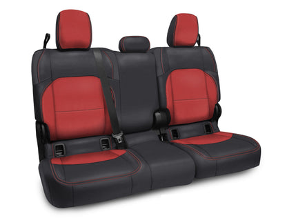 PRP Seats PRP 2020+ Jeep Gladiator JT Rear Bench Cover with Cloth Interior - Black/Red