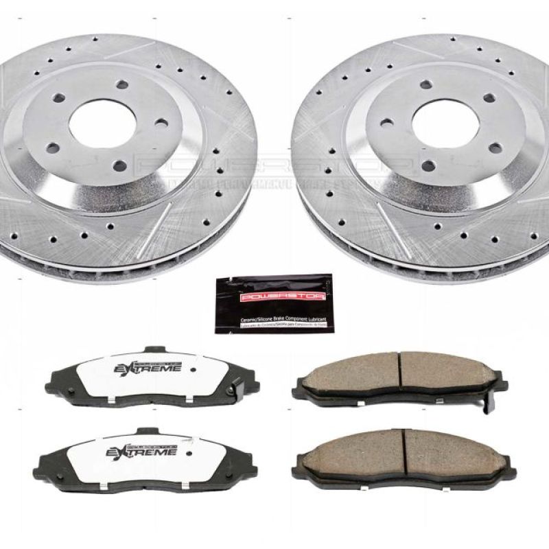 PowerStop Power Stop 2004 Cadillac XLR Front Z26 Street Warrior Brake Kit