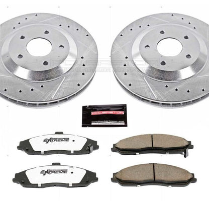 PowerStop Power Stop 2004 Cadillac XLR Front Z26 Street Warrior Brake Kit