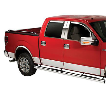 Putco 04-08 Ford F-150 Super Cab 5.5 Box - 7in Wide - 10pcs Stainless Steel Rocker Panels