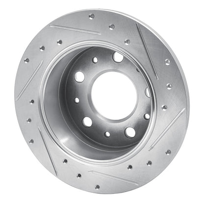 R1 Concepts R1 14-21 Ram Promaster 2500 Rear Left Drilled & Slotted Silver Brake Rotor
