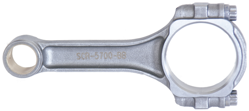 Eagle Chevrolet SB 5.700in 5.700in 5140 Steel 3/8in ARP8740 Bolts I-Beam Connecting Rods - Set of 8