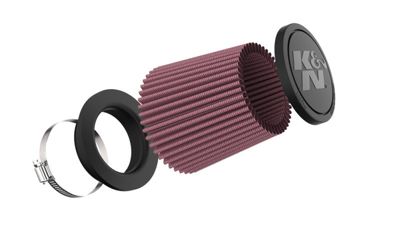 K&N Engineering K&N Universal Clamp-On Air Filter 3in FLG /4 1/2in B / 3 1/2in T / 4 3/8in H
