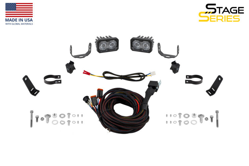 Diode Dynamics Stage Series 1 3/4 In Roll Bar Reverse Light Kit SSC2 Pro (Pair)