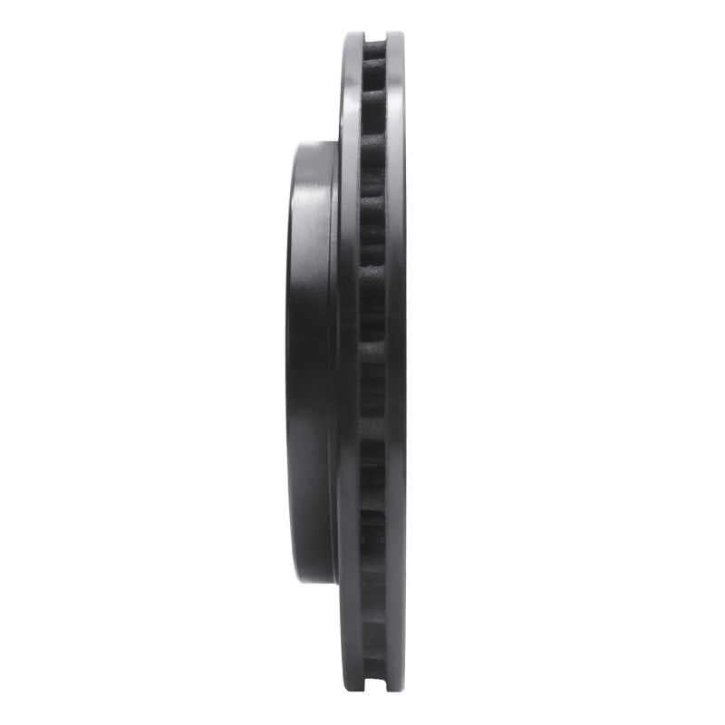 R1 Concepts R1 03-11 Cadillac CTS Rear Left Drilled & Slotted Black Brake Rotor