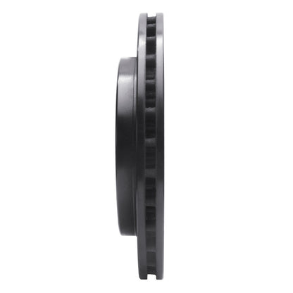 R1 Concepts R1 03-11 Cadillac CTS Rear Left Drilled & Slotted Black Brake Rotor