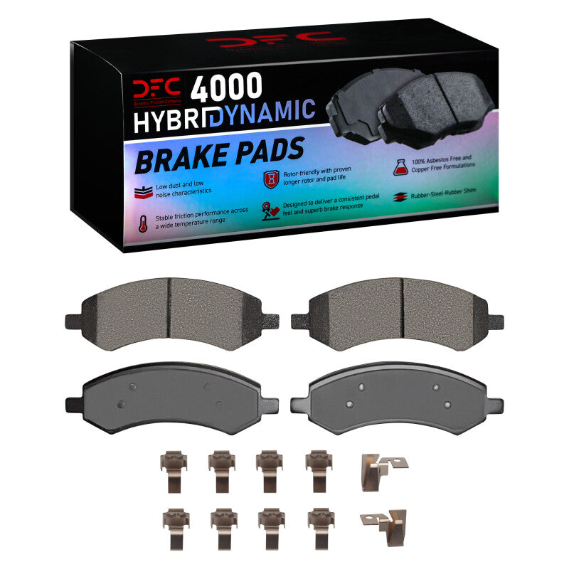 DFC 05-24 Chrysler Aspen Front 4000 HybriDynamic Brake Pads and Hardware Kit