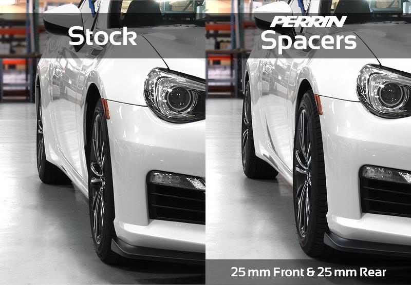 Perrin Performance PERRIN 02-14 Subaru WRX / 2004 STI / 13-26 BRZ & Toyota GR86 30mm Wheel Spacers 5x100 56mm CB - Pair