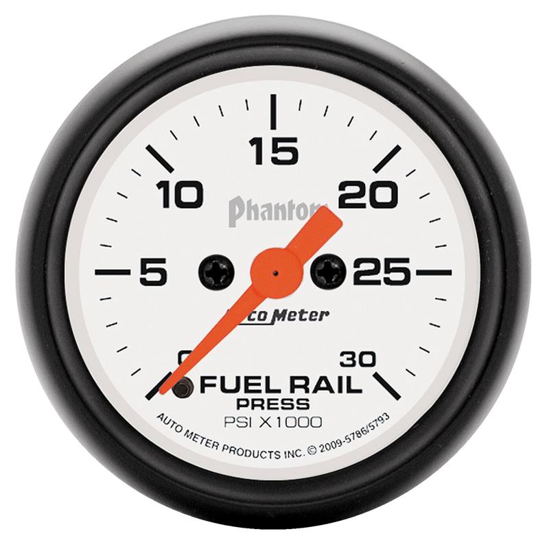 AutoMeter Gauge Rail Press (Ram 6.7L) 2-1/16in. 30Kpsi Digital Stepper Motor Phantom