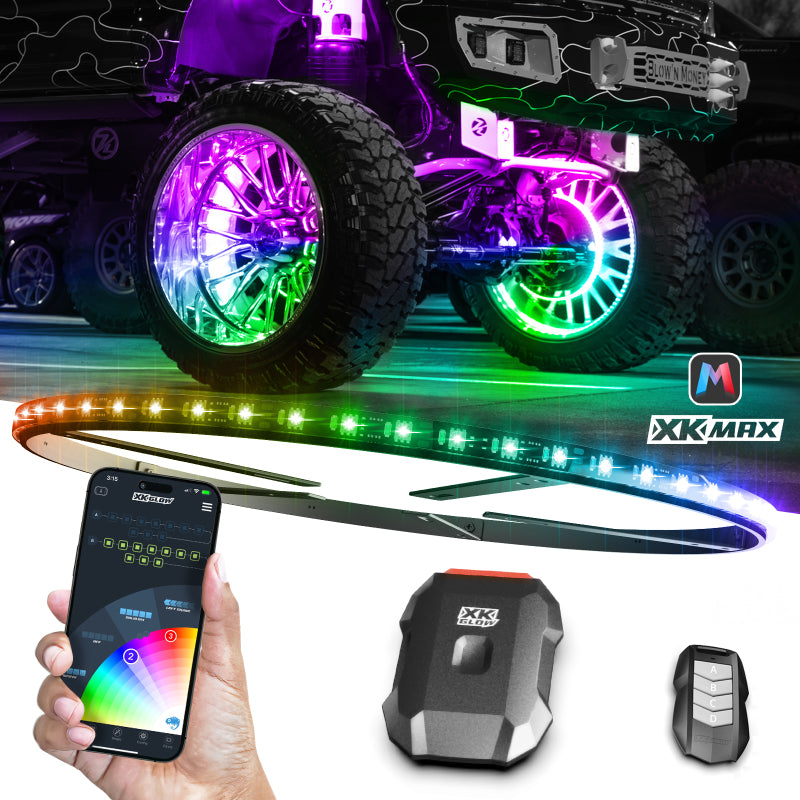 XKGLOW XK Glow XKmax RGBW Wheel Ring Light Kit