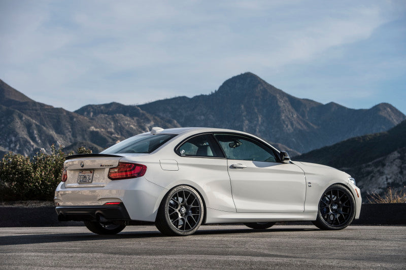 Dinan 14-16 BMW M235i (F22) w/o M-Performance Valence Free Flow Axleback Exhaust System - Black Tips