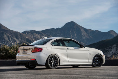 Dinan 14-16 BMW M235i (F22) w/o M-Performance Valence Free Flow Axleback Exhaust System - Black Tips