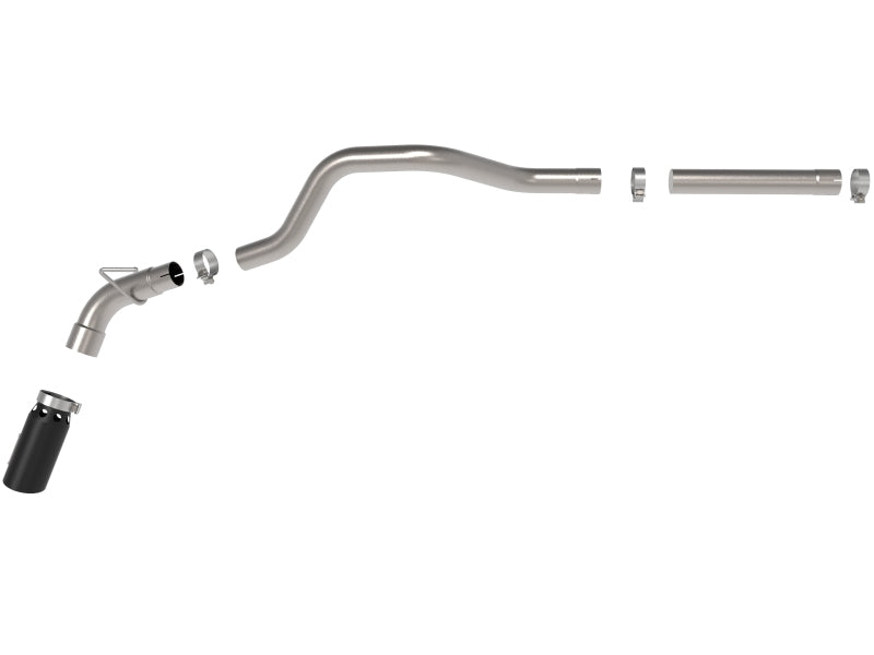 aFe LARGE BORE HD 3in 409-SS DPF-Back Exhaust w/Black Tip 14-18 RAM 1500 EcoDiesel V6-3.0L (td)