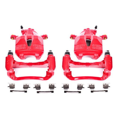 PowerStop Power Stop 05-07 Toyota Avalon Front Red Calipers w/Brackets - Pair