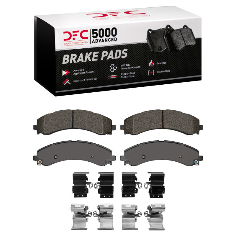 DFC 19-25 Ram 3500 Rear 5000 Advanced Semi Metallic Brake Pads and Hardware Kit