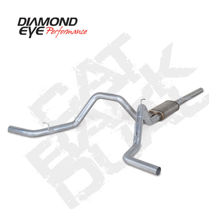 Diamond Eye Performance Diamond Eye KIT 3in Catback DUAL GAS AL FORD 5.4L F150 04-08