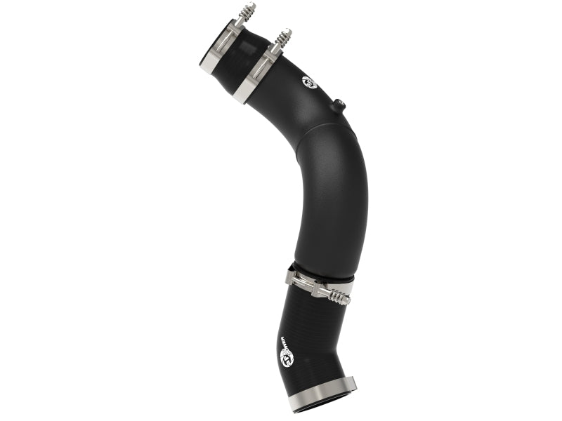 aFe BladeRunner 3-1/2in Aluminum Cold Charge Pipe Black RAM Diesel Trucks 25-26 L6-6.7L (td)