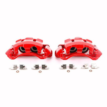 PowerStop Power Stop 00-05 Ford Excursion Front Red Calipers w/Brackets - Pair