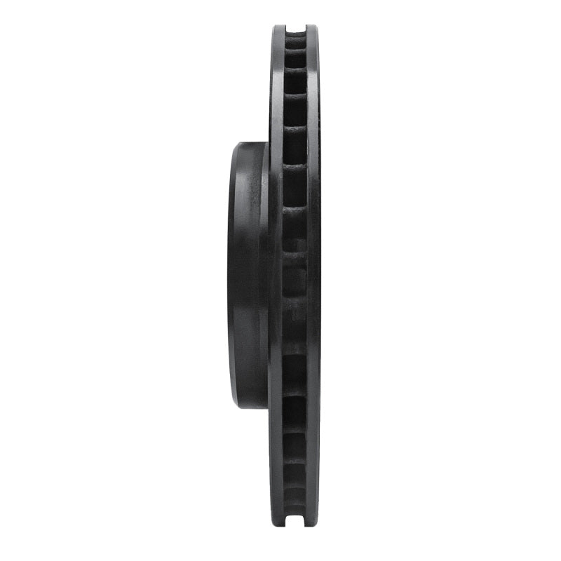 R1 Concepts R1 98-04 Volvo V70 Front Right Drilled & Slotted Black Brake Rotor