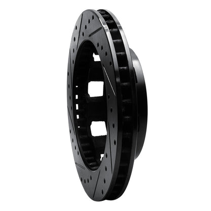 R1 Concepts R1 75-93 Dodge W200 Front Right Drilled & Slotted Black Brake Rotor