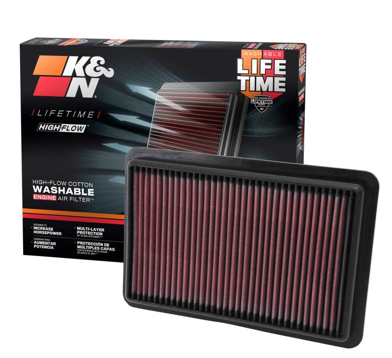 K&N Engineering K&N Replacement Air Filter 12-13 Mazda 3 Skyactiv 2.0L / 13-14 Mazda CX-5 2.0L / 14 Mazda 6 2.5L