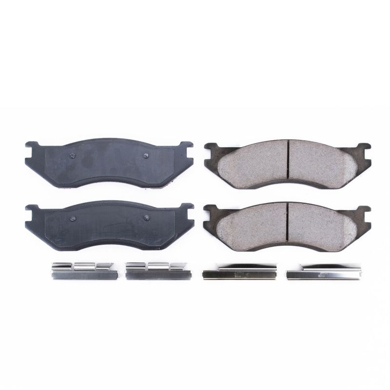 PowerStop Power Stop 1998 Dodge B1500 Front Z17 Evolution Ceramic Brake Pads w/Hardware