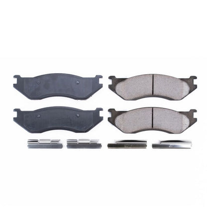 PowerStop Power Stop 1998 Dodge B1500 Front Z17 Evolution Ceramic Brake Pads w/Hardware