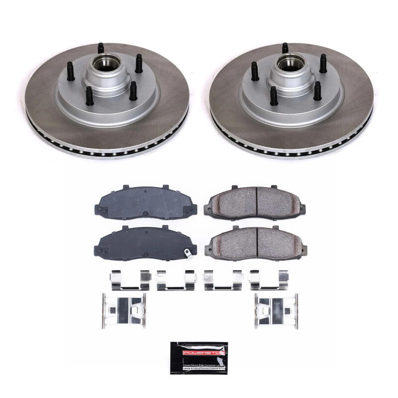 PowerStop Power Stop 2004 Ford F-150 Heritage Front Semi-Coated Rotor Kit