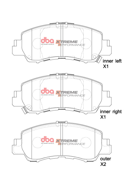 DBA 2018+ Mitsubishi Eclipse Cross XP Performance Front Brake Pads
