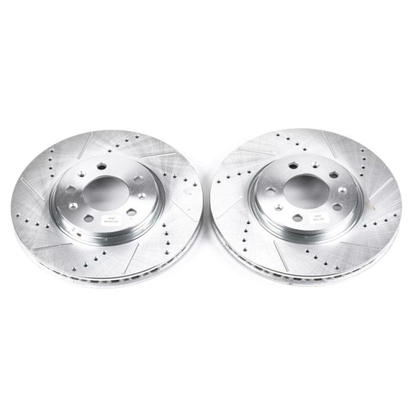 PowerStop Power Stop 06-09 Pontiac Solstice Front Evolution Drilled & Slotted Rotors - Pair