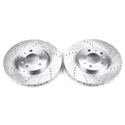 PowerStop Power Stop 06-09 Pontiac Solstice Front Evolution Drilled & Slotted Rotors - Pair