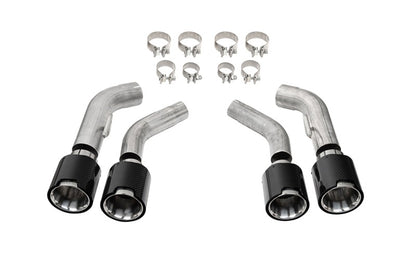 CORSA Performance Corsa 2016-2024 Chevrolet Camaro SS / ZL1 Carbon Fiber 4.5in Twin Tip Kit