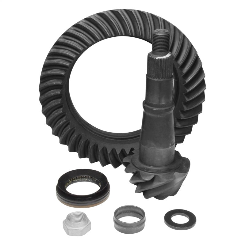 Yukon Gear & Axle Yukon Gear Reverse Ring & Pinion w/ 4:44 Gear Ratio for Dodge RAM 9.25in. - w/ Solid Front