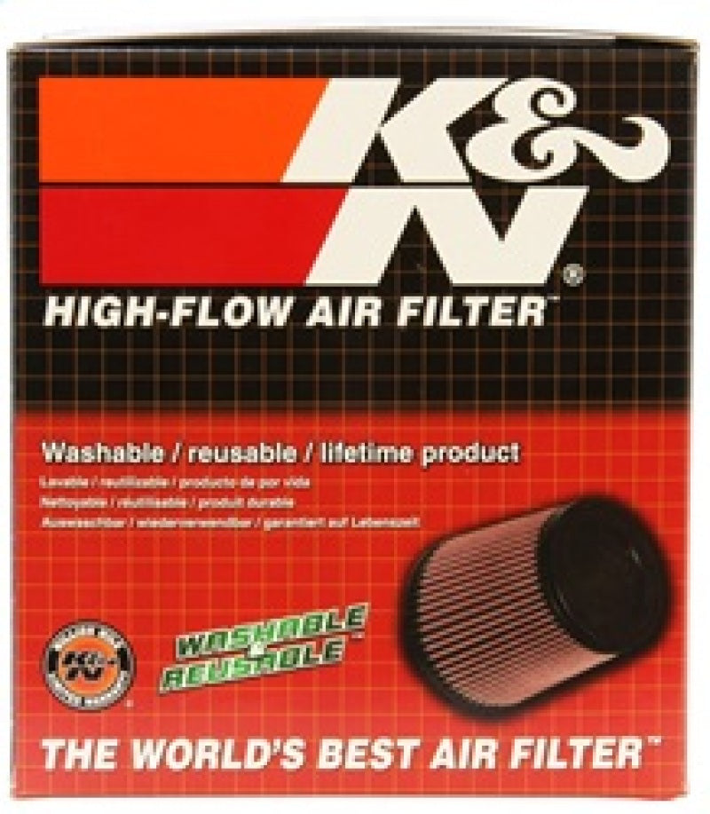 K&N Engineering K&N Universal Air Filter - Round Tapered 4in Flange ID / 5.375in Base OD / 4in Top OD / 5.5in H