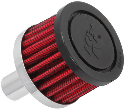 K&N Engineering K&N Steel Base Crankcase Vent Filter .625in Vent OD x 2in OD x 1.5in Height