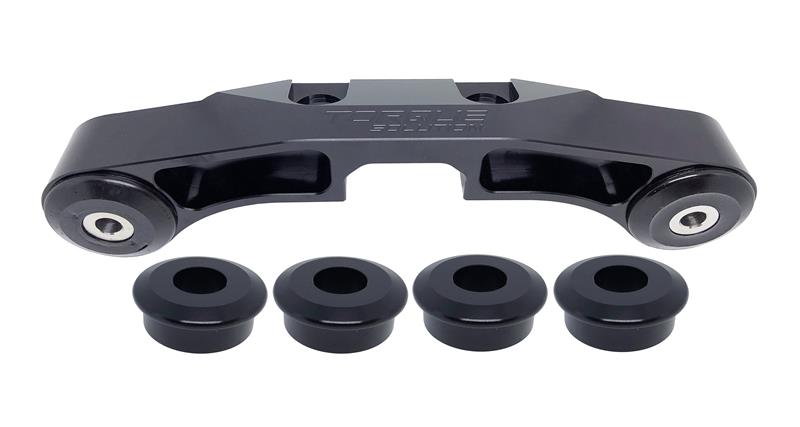 Torque Solution 08+ Subaru WRX/STI Solid Billet Rear Differential Brace - Black