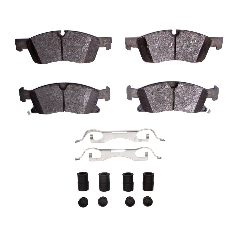 DFC 12-20 Dodge Durango Front 5000 Advanced Low Metallic Brake Pads and Hardware Kit