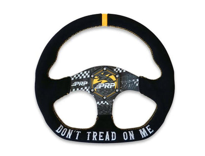 PRP Seats PRP Dont Tread on Me Comp-R Suede Steering Wheel (D-Shaped)