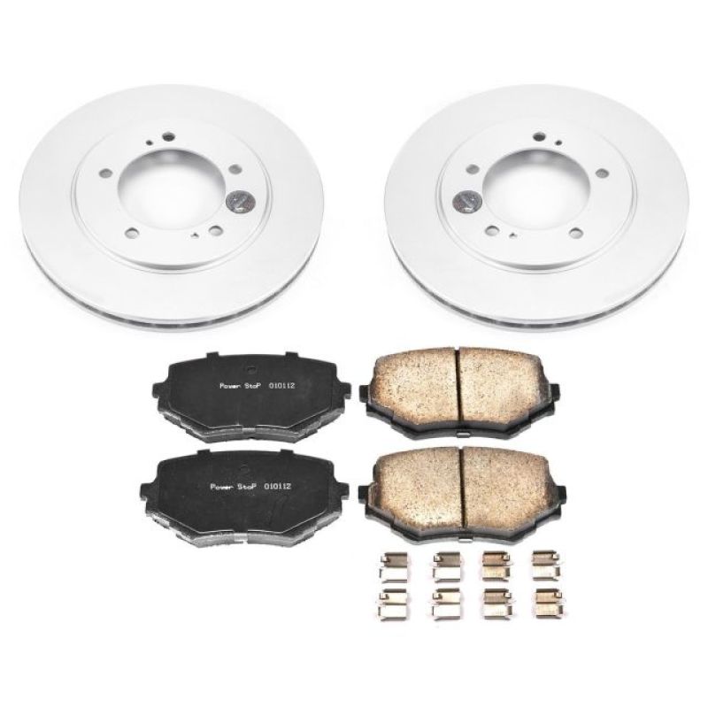 PowerStop Power Stop 00-05 Suzuki Grand Vitara Front Z17 Evolution Geomet Coated Brake Kit