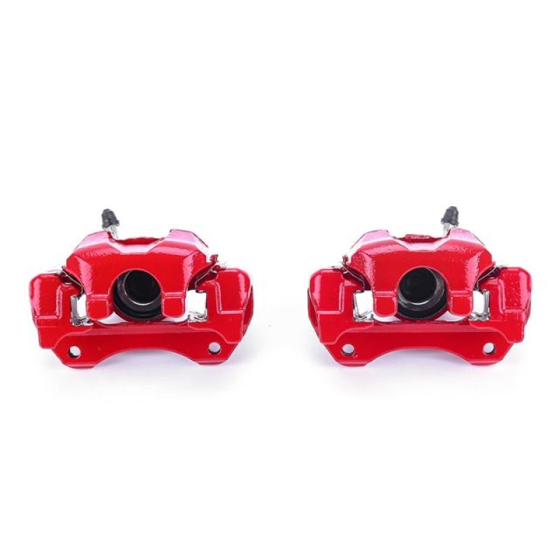 PowerStop Power Stop 01-03 Toyota Highlander Rear Red Calipers w/Brackets - Pair