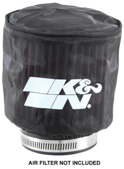K&N Engineering K&N Black Drycharger Round Straight Air Filter Wrap 4.5in ID x 4in H