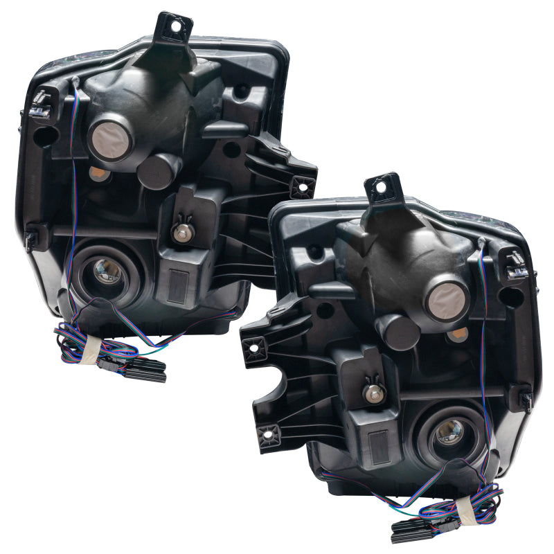 ORACLE Lighting Oracle 08-10 Ford F250/350 LED HL - Black - ColorSHIFT w/ Simple Controller