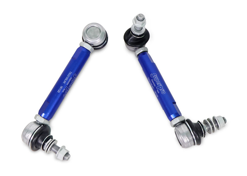 SuperPro 1991 Toyota MR2 Turbo Rear HD Adjustable End Link Set (10mm Studs 160mm-205mm Length)