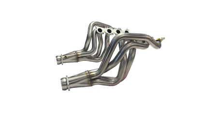 Kooks Headers Kooks 15-24 Ford Mustang GT/Dark Horse V8 5.0L 1-7/8in SS Headers w/ GREEN Catted Connection Pipe
